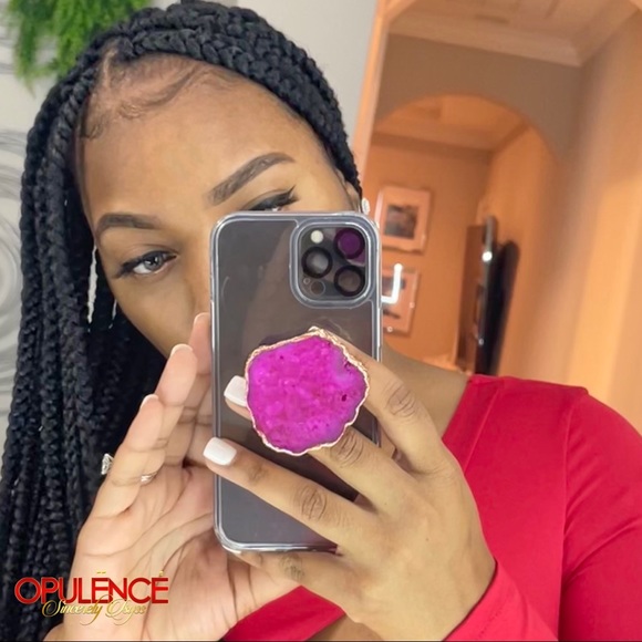 Natural Stone Pop Socket - Picture 2 of 3